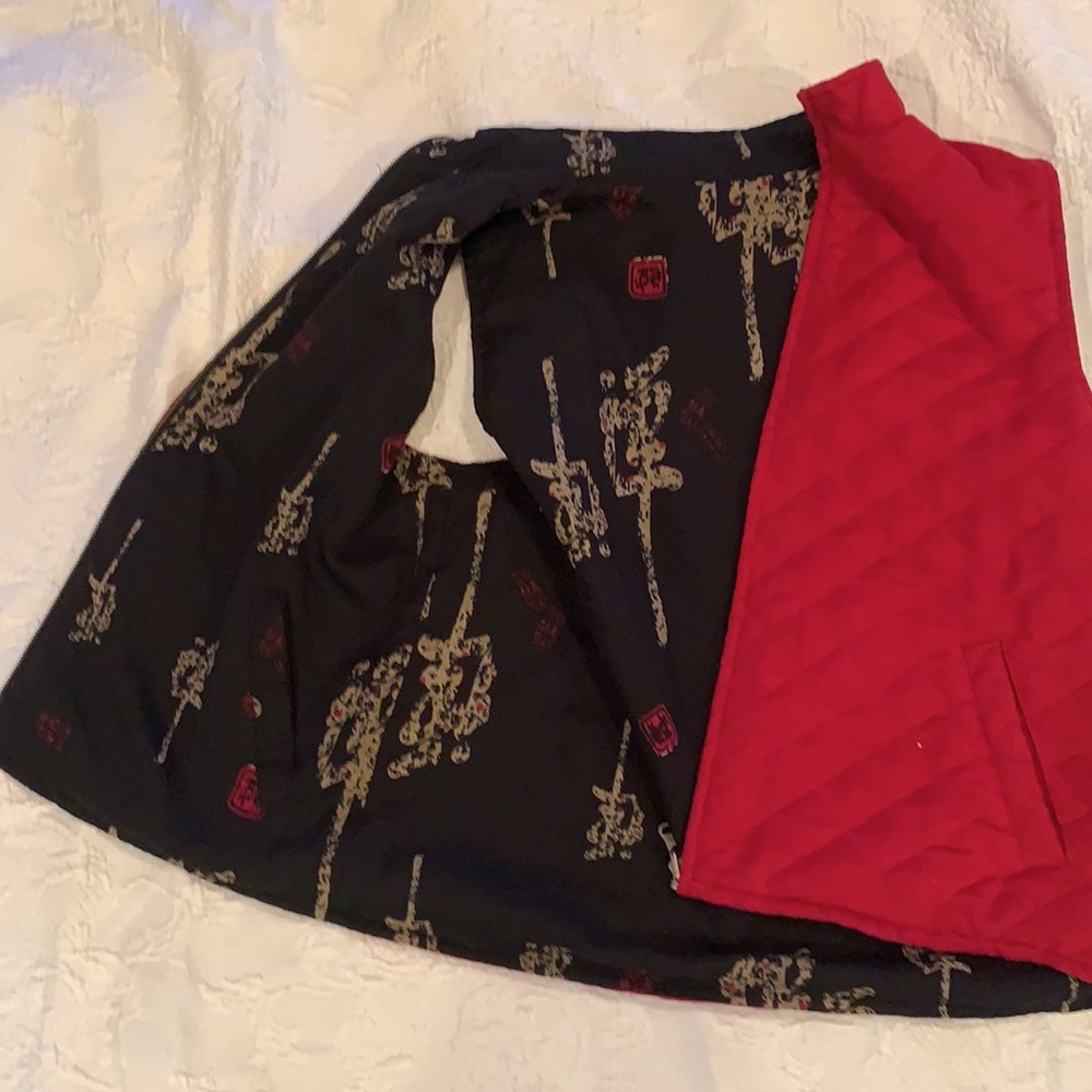Ladies reversible vest